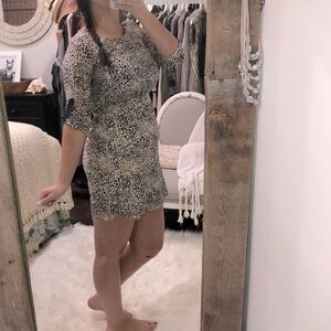LEOPARD print dress size small